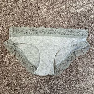 Aerie BoyBrief Grey Lace Panties